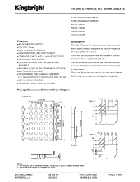 Datasheet TC40-11SRWA производства Kingbright