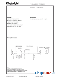 Datasheet W7104SEC/H производства Kingbright