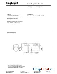 Datasheet W7113SEC/H производства Kingbright