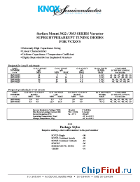 Datasheet SMV30223 manufacturer Knox