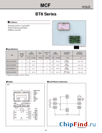 Datasheet MXF45-7.5BF-BT6 производства Kyocera Kinseki