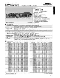 Datasheet EWS100-24 manufacturer Densei-Lambda