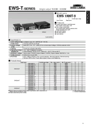 Datasheet EWS1500T manufacturer Densei-Lambda