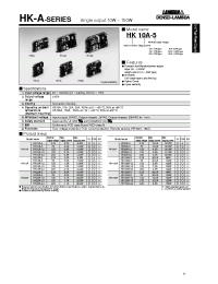 Datasheet HK10A-15 manufacturer Densei-Lambda