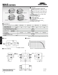 Datasheet MAS1206 manufacturer Densei-Lambda