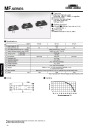 Datasheet MF1210 manufacturer Densei-Lambda