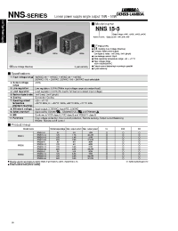 Datasheet NND15-1515 manufacturer Densei-Lambda