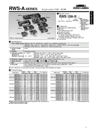 Datasheet RWS15A-12 manufacturer Densei-Lambda