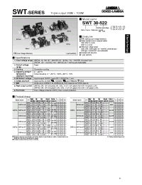 Datasheet SWT100-522 manufacturer Densei-Lambda