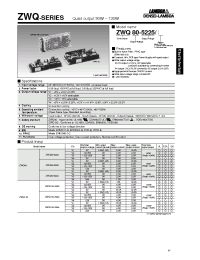 Datasheet ZWQ130-5225 производства Densei-Lambda