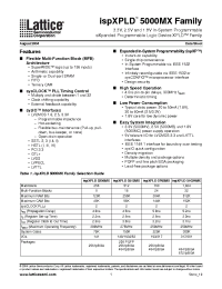 Datasheet LC5256MC-75F256C производства Lattice