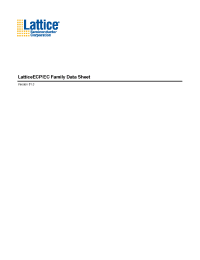 Datasheet LFEC10E-3Q208C производства Lattice