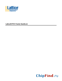 Datasheet LFECP40E-3F676C производства Lattice