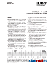 Datasheet OR3T1256BA352-DB производства Lattice
