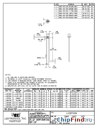 Datasheet L120TG5N manufacturer LEDtronics