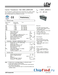 Datasheet HAZ4000-SRI manufacturer LEM
