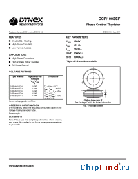 Datasheet DCR1003SF18 manufacturer Linear IS