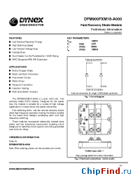 Datasheet DFM900FXM18 manufacturer Linear IS