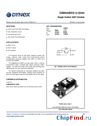 Datasheet DIM600BSS12-E manufacturer Linear IS