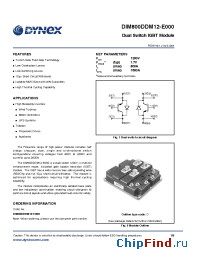 Datasheet DIM800DDM12-E manufacturer Linear IS