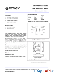 Datasheet DIM800DDS17-A manufacturer Linear IS