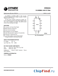 Datasheet DW9253 manufacturer Linear IS