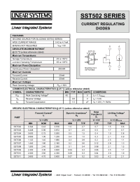 Datasheet SST508 производства Linear IS