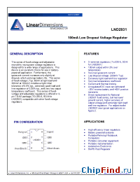 Datasheet LND2931-3.3 manufacturer Linear Dimensions Designs