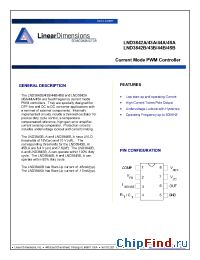 Datasheet LND3842B manufacturer Linear Dimensions Designs