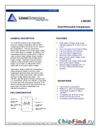 Datasheet LND393A manufacturer Linear Dimensions Designs