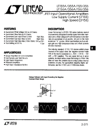 Datasheet LF155A manufacturer Linear