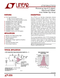 Datasheet LT1012CH manufacturer Linear