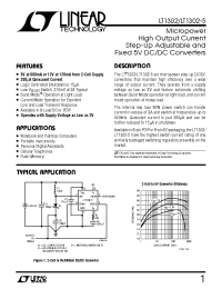 Datasheet LT1302CS8-5 производства Linear