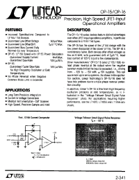 Datasheet OP-15C производства Linear