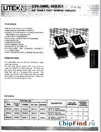 Datasheet LTS3403LR manufacturer Lite-On