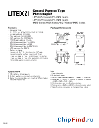 Datasheet LTV4N27-V manufacturer Lite-On