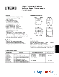 Datasheet LTV703VM-V manufacturer Lite-On