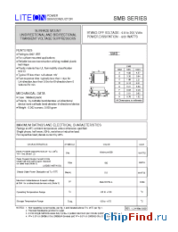 Datasheet SMB6.8A производства Lite-On
