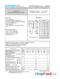 Datasheet STPR1510D manufacturer Lite-On
