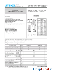Datasheet STPR610CT manufacturer Lite-On