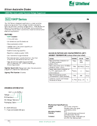 Datasheet 15KP22A manufacturer Littelfuse