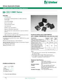 Datasheet 1.5SMC11CA manufacturer Littelfuse