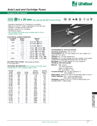 Datasheet 21501.6 manufacturer Littelfuse