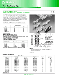 Datasheet 354001-GY manufacturer Littelfuse
