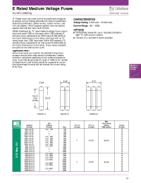 Datasheet 600E-3CL-5.5 manufacturer Littelfuse