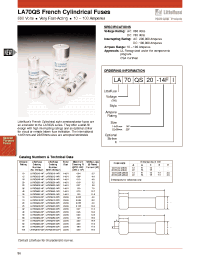 Datasheet LA70QS20-4FI производства Littelfuse