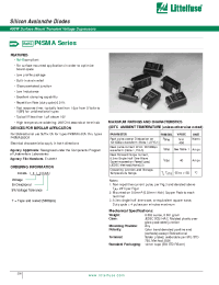Datasheet P4SMA130CA manufacturer Littelfuse
