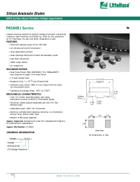 Datasheet P6SMBJ100 manufacturer Littelfuse