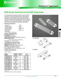 Datasheet PGD009S030CSA01 manufacturer Littelfuse