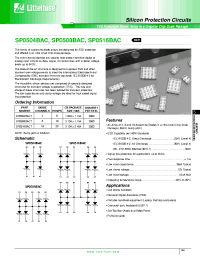 Datasheet SP0504BACT manufacturer Littelfuse